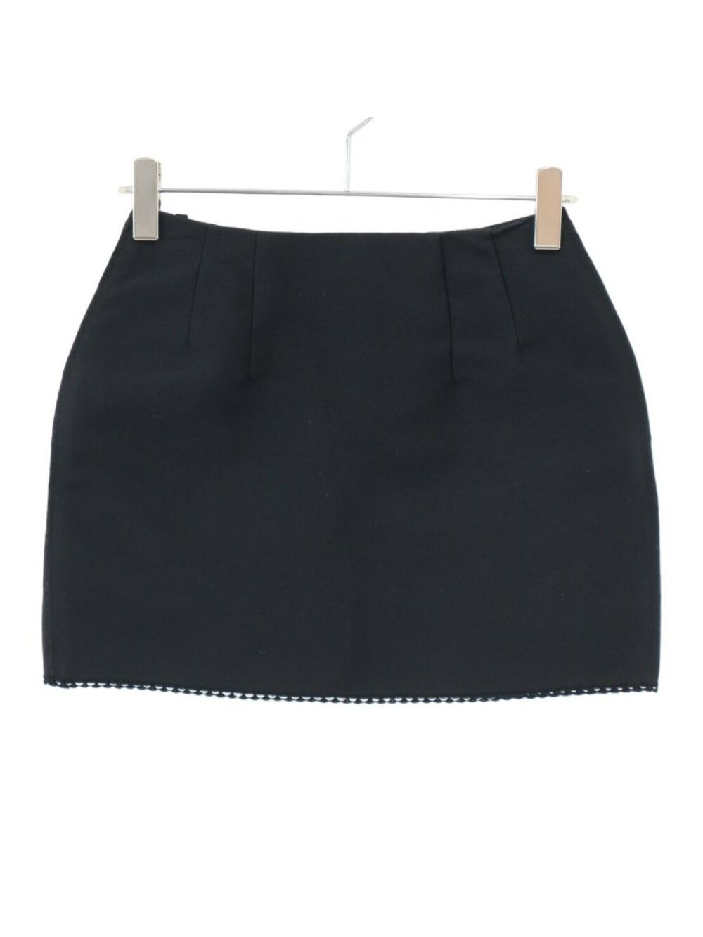 Prada Polyester Blend Mini Skirt Black